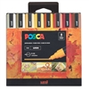 POSCA ACRYLIC PAINT MARKER PC-5M MEDIUM SET/8 WARM TONE PX302984000