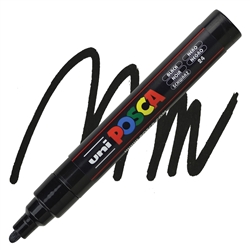 ACRYLIC MARKER POSCA PC-5M MEDIUM BLACK PX152777000