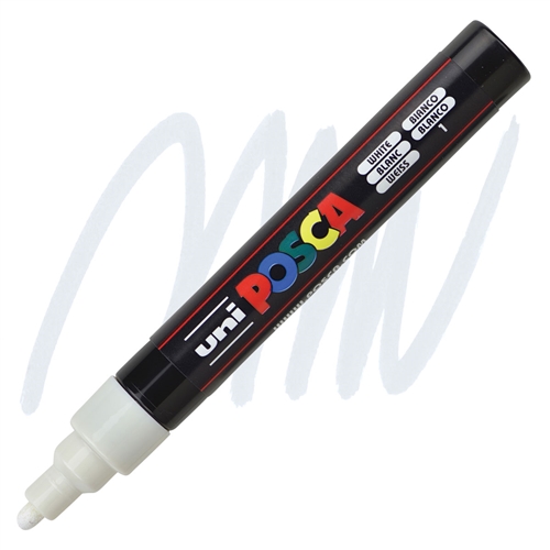 POSCA PC-7M Art Paint Marker Pens Large Bullet Tip Drawing Drafting Poster  Coloring Markers Black Metal Glass Terracotta Fabric 