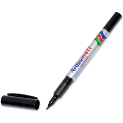 ARTLINE PERMANENT MARKER DUAL TIP BLACK 041T