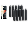 INK CARTRIDGES SET 12 BLACK MANUSCRIPT MUMC04611CB