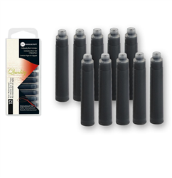 INK CARTRIDGES SET 12 BLACK MANUSCRIPT MUMC04611CB