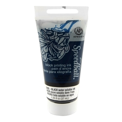 BLOCK PRINT INK 37ml BLACK WATERSOLUBLE 003400