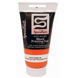 BLOCK PRINT INK 37ml ORANGE WATERSOLUBLE 003407