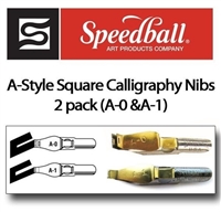 CALLIGRAPHY NIB SET A0/A1 SQUARE 2PK 31001
