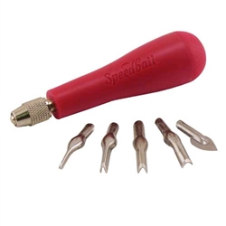 LINO CUTTER SET 5 BLADES SPEEDBALL 041231