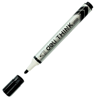 WHITEBOARD MARKER DELI ROUND BLACK EU00120
