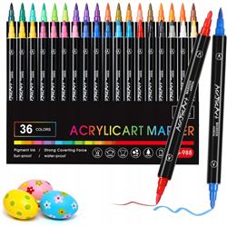 PAINT MARKER SET 36 ACRYLIC DUAL BRUSH SKY GLORY 428616