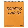 SKETCH PAD 8.5x11 inches 50 SHEETS BOCETOS SPIRAL 20180214
