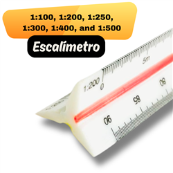 METRIC SCALE RULER 12 inches ESCALIMETRO MOTARRO MI047-2