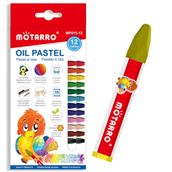 OIL PASTEL SET 12 COLORS MOTARRO MP015-12
