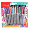 MOTARRO PERMANENT MARKER SET 12 ASSORTED COLORS 5738-MC118-2