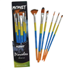 BRUSH SET 6 MONET WATERCOLOR, OIL, ACRYLIC & GOUACHE M9840