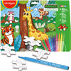 KEYROAD COLORING PUZZLE SET JUNGLE KR973002