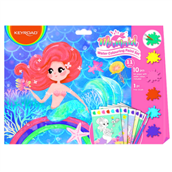 WATER COLOURING PAINT SET MERMAID KEYROAD KR973006