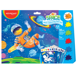 WATER COLOURING PAINT SET SPACE KEYROAD KR973007