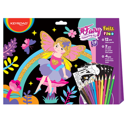 KEYROAD FOIL & FLUO DRAWING SET FAIRY KR973013