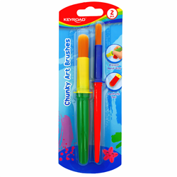 KEYROAD KIDS PAINT BRUSH 2 SET CHUNKY KR973086
