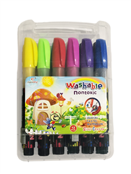 SILKY CRAYON SET 12 WATERSOLUABLES 366635
