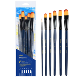 BRUSH SET 6 DELI WATERCOLOR, OIL, ACRYLIC & GOUACHE C278