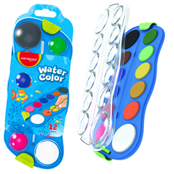 WATERCOLOR SET 12 COLORS KEYROAD KR971695