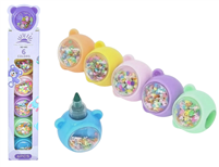 HIGHLIGHTER SET 5 PASTEL COLORS- STACKABLE BEARS 242250