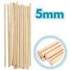 WOOD DOWELS 5mm x 15cm PACK 20 pcs MOTARRO ME014