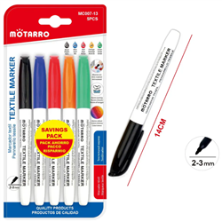 TEXTILE MARKER SET 5 MOTARRO 11056