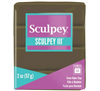 SCULPEY III   SUEDE BROWN POLYMER CLAY 2 onz- 57 grams SY1109-disc