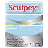 SCULPEY III  SKY BLUE  POLYMER CLAY 2 onz- 57 grams SY1144-disc