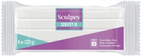 SCULPEY CLAY III 8OZ BAR WHITE SYS308-001