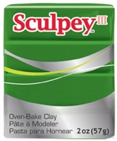 SCULPEY III CLAY LEAF GREEN 2OZ SY322	