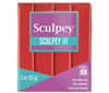 SCULPEY III  POPPY POLYMER CLAY 2 onz- 57 grams SY1137-disc