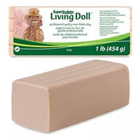SUPER SCULPEY - LIVING DOLL CLAY BEIGE 1LB SYZSLD1