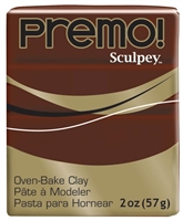 PREMO 2OZ BURNT UMBER - SCULPEY CLAY SYP5053