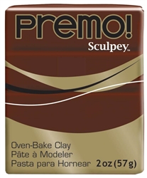 PREMO 2 onz BURNT UMBER - SCULPEY CLAY SYP5053