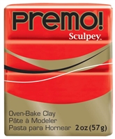 PREMO 2 onz CADMIUM RED - SCULPEY CLAY SYP5382