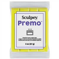 PREMO 2 onz FLOURESCENT YELLOW - SCULPEY CLAY SYPE025600