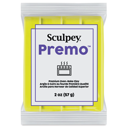 PREMO 2 onz FLOURESCENT YELLOW - SCULPEY CLAY SYPE025600
