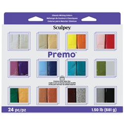 PREMO SET 24  POLYMER CLAY 1 onz- 28.33grams 33920-1024