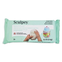 SCULPEY AIR DRY CLAY 1000 grams - WHITE SYAD2222