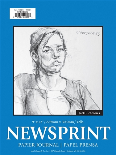 Newsprint Pad 9x12 50S (JRC 100216)