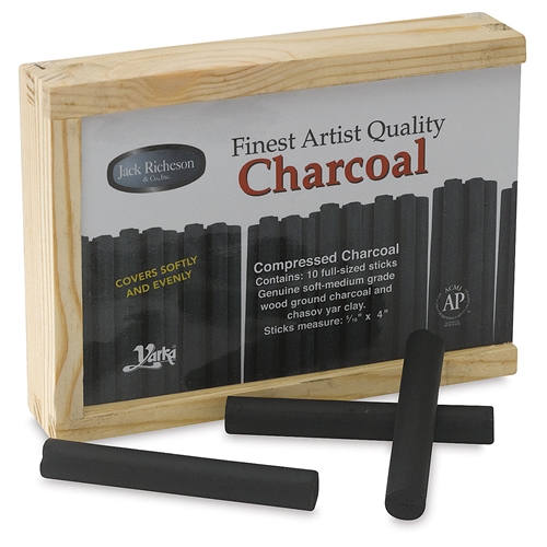 Faber-Castell | Pitt Compressed Charcoal 3-Pack Soft