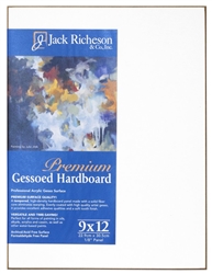 GESSOED HARDBOARD PANEL 9x12 INCHES 1510912