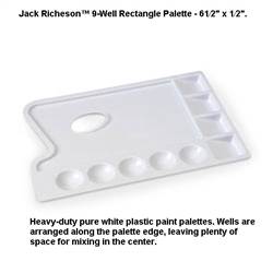 PALETTE 9 Well Rectangle Plastic 101075