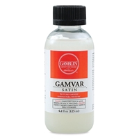 GAMVAR OIL & ACRYLIC SATIN VARNISH 4.2 ONZ GAMBLIN GB10604