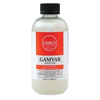 GAMVAR OIL & ACRYLIC SATIN VARNISH 8.5 ONZ GAMBLIN GB10608