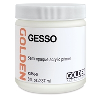 GOLDEN GESSO WHITE 8 onz GD3550-5