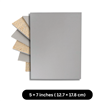 LINOLEUM UNMOUNTED GREY 5x7 Inches, 40404-1010