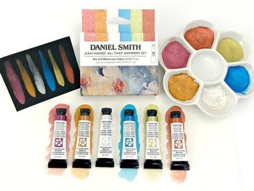 DANIEL SMITH WATERCOLOR SET - JEAN HAINES ALL THAT SHIMMERS 5ML SET/6  DJ285610375